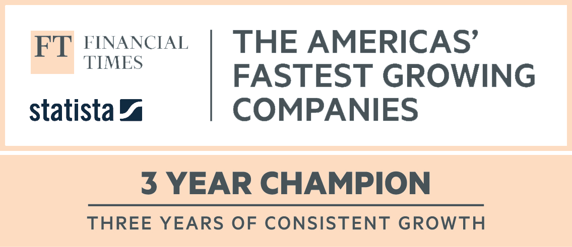 Financial Times / Statista — The Americas' Fastest Growing Companies — 3-Year Champion